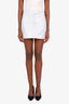 Courreges Blue Cotton Vinyl Mini Skirt Size 38