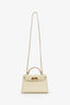 Hermès 2022 Parchemin Ostrich Leather Mini Kelly 20 With Strap