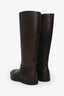 The Row Brown Leather Billie Boots Size 35
