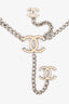 Pre-loved Chanel™ 2007 Gold/Cream Toned Enamel CC Chain Belt