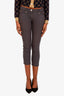 Christian Dior Dark Grey Denim Straight Leg Jeans Size 4