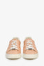 Gucci Pink Leather GG Supreme Ace Sneakers Size 36