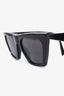 Celine Black Acetate Edge Cat Eye Sunglasses