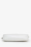 Prada White Patent Leather Square Crossbody Bag