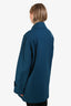 Burberry Dark Mineral Blue Wool Paddington Duffle Coat Size S