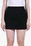 Saint Laurent 2015 Black Wool Mini Skirt Size 38 FR