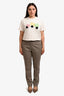Paige Brown Tailored Trousers Size 33