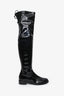 Stuart Weitzman Black Patent Leather Over the Knee Boots Size 7