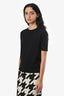 Toteme Black Short Sleeve T-Shirt Estimated Size S
