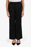 Comme des Garcons Black Wool Pleated Panelled Pants Size M