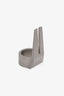 Rick Owens Brushed Silver Open Trunk Ring