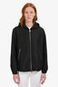 Prada 2024 Black Re-Nylon Hooded Windbreaker Jacket Size 44