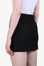 Saint Laurent 2015 Black Wool Mini Skirt Size 38 FR