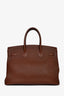 Hermès 2003 Cola Togo Leather Birkin 35 PHW