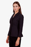 Christian Dior Black Wool 30 Montaigne Bar Single Breasted Jacket Size 4