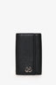 Gucci Black Pebbled Calfskin Key Holder