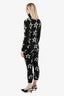 Perfect Moment Black Wool Star Turtleneck Sweater + Joggers Set Size XS