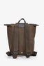 Longchamp Brown Canvas Original M Backpack
