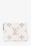 Louis Vuitton 2019 Khaki Green/White/Beige Giant Monogram Toiletry Pouch 26