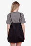 Prada Black Nylon Babydoll Mini Dress Size 38