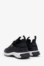 Pre-loved Chanel™ Black Suede Canvas Trim CC Logo Sneakers Size 36.5