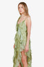 Ronny Kobo Sage Silk 'Olivialle' Midi Dress Size S
