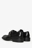 Miu Miu Black Leather Buckle Loafers Size 39.5