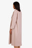 'S Max Mara Beige Virgin Wool Draped Coat Size 0