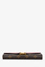 Louis Vuitton Red Leather and Monogram Canvas Pallas Wallet On Chain