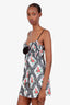 For Love and Lemons Black/Multicolour Lace Floral 'Greta' Mini Dress M