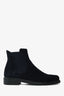 Stuart Weitzman Navy Suede Ankle Boots Size 6.5