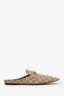 Gucci Beige GG Canvas Horsebit Ragazzo Mule Size 41.5