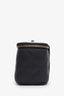 Pre-loved Chanel™ 2021+ Black Leather Disco CC Mini Vanity Crossbody Bag