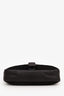 Saint Laurent Black Pony Hair Leather Buckle Shoulder Bag
