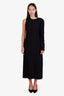 Gucci Black One Sleeve Midi Dress Size 42