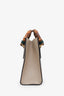 Gucci Taupe Leather Double G Diana Crossbody Bag