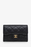 Pre-loved Chanel™ Black Caviar Flap Cardholder
