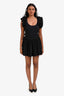 Red Valentino Black Pleated Mini Skort Size 38