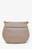 Chloe Taupe Grained Leather 'Drew' Crossbody Bag