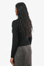 Versace Black Wool Medusa Button Cardigan Size 38