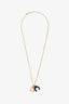 Hermès Gold Tone Amulette Equestre Necklace