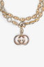 Gucci Two-Tone GG Chain Belt Size 85
