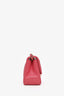 Pre-loved Chanel™ 2020 Pink Quilted Lambskin Mini Square Flap Bag
