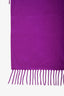 Loro Piana Purple Cashmere Scarf