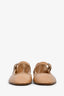 Le Monde Beryl Beige Leather Mary Jane Flats Size 39.5