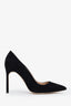 Manolo Blahnik Black Suede Pumps Size 37