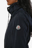 Veste parka courte Moncler bleu marine « Ocre » taille 2
