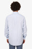 Gucci Blue Button-Down With Avocado Design Size 50 Mens
