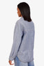 Acne Studios Blue Denim Raehmon Sequin Shirt Size 36