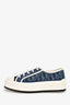 Christian Dior Blue Stonewash Denim 'Walk n Dior' Platform Sneaker Size 39